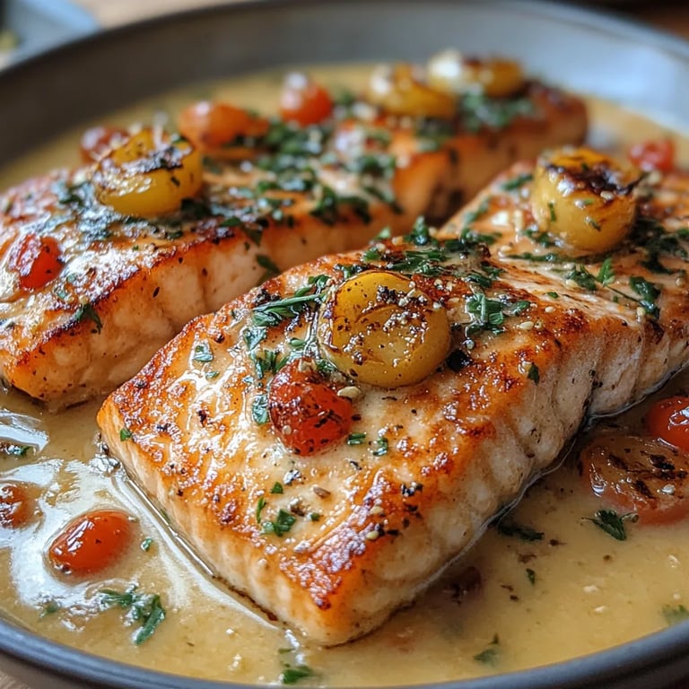Cremiger Toskanischer Lachs: Ein Unglaubliches Ultimatives Rezept für 4 Personen