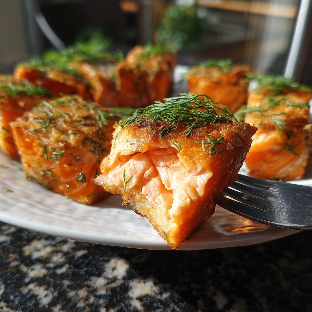 Geräucherter Lachs Häppchen mit Dill