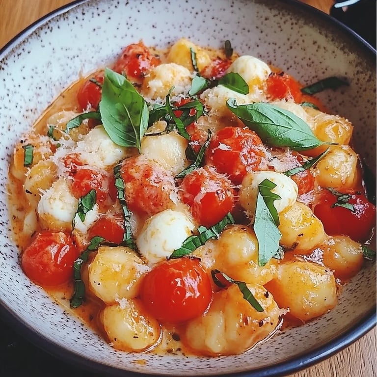 Gnocchi mit Tomaten und Mozzarella