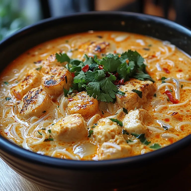 Thailändische Kokos-Curry-Nudelsuppe: Ein Unglaubliches Essenzielles Rezept für 5 Sinne