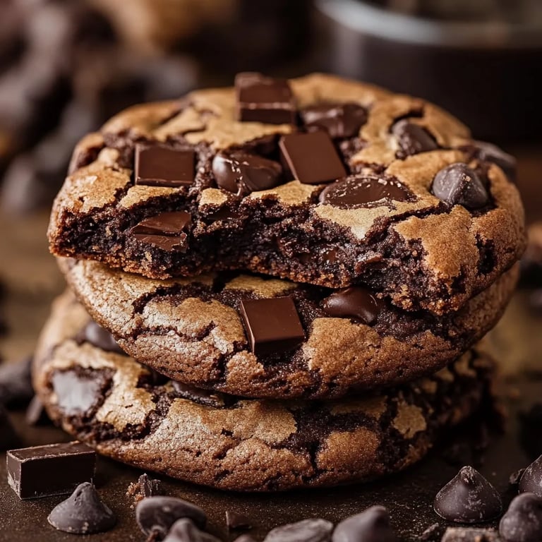 Schokoladenkekse mit Schokostückchen