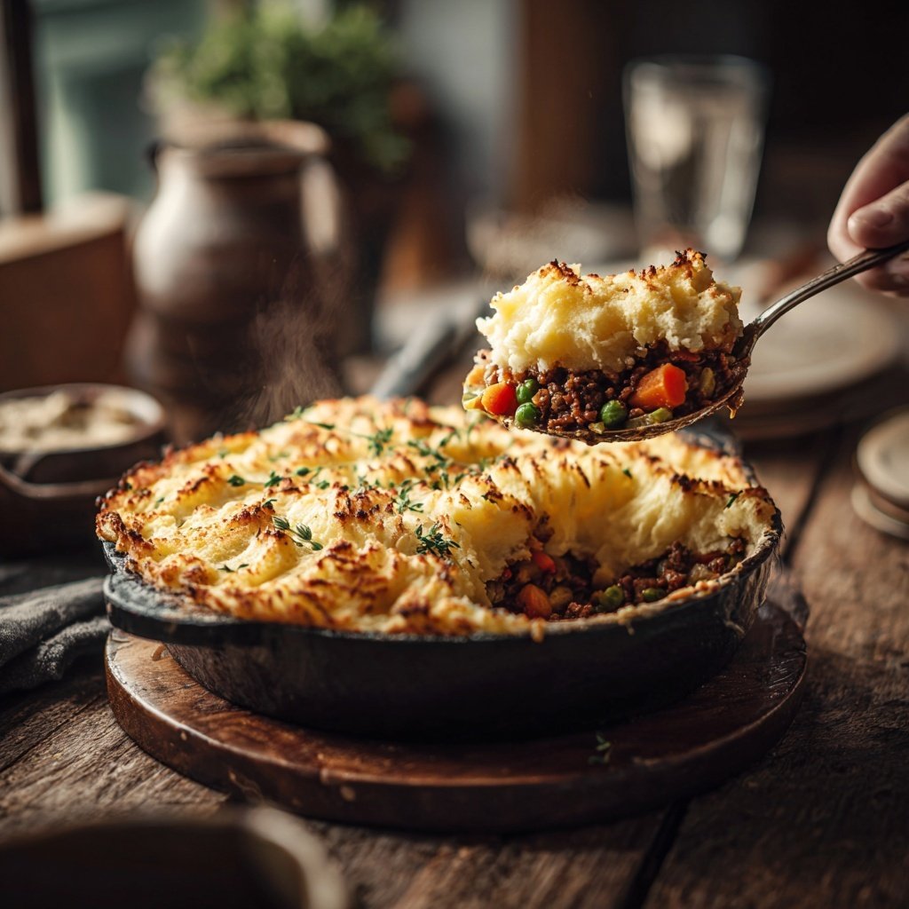 Klassischer Gemüse Shepherd's Pie