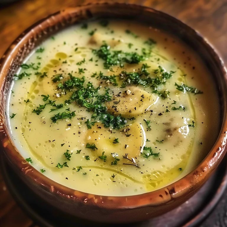 Italienische Kartoffelsuppe