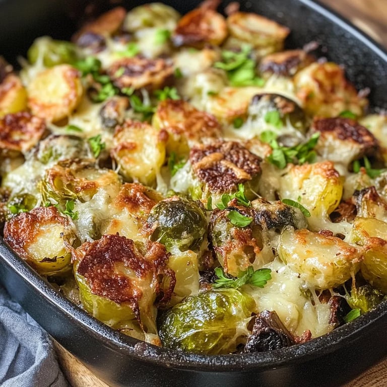 Rosenkohl Kartoffel Auflauf