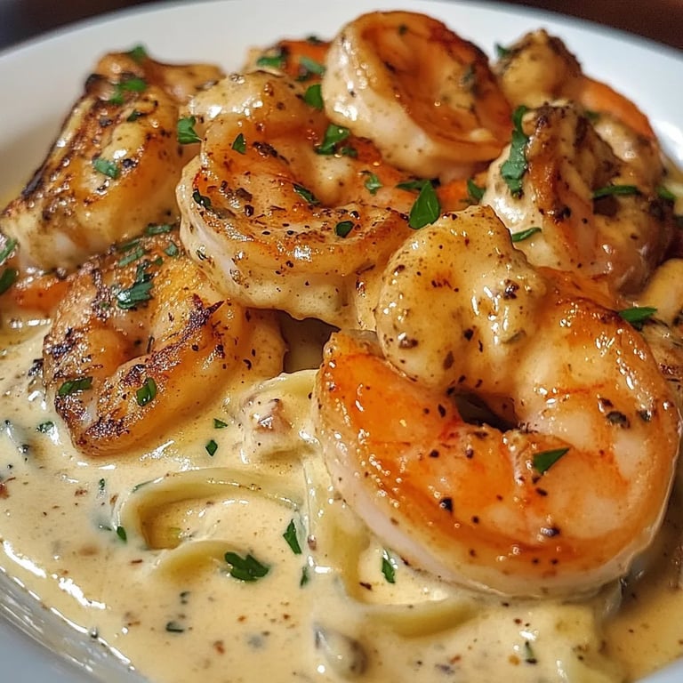 Cajun-Garnelen und Lachs mit Knoblauch-Cremesauce: Ein Unglaubliches Ultimatives Rezept