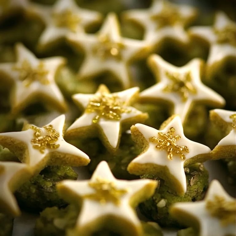 Pistazien Sterne