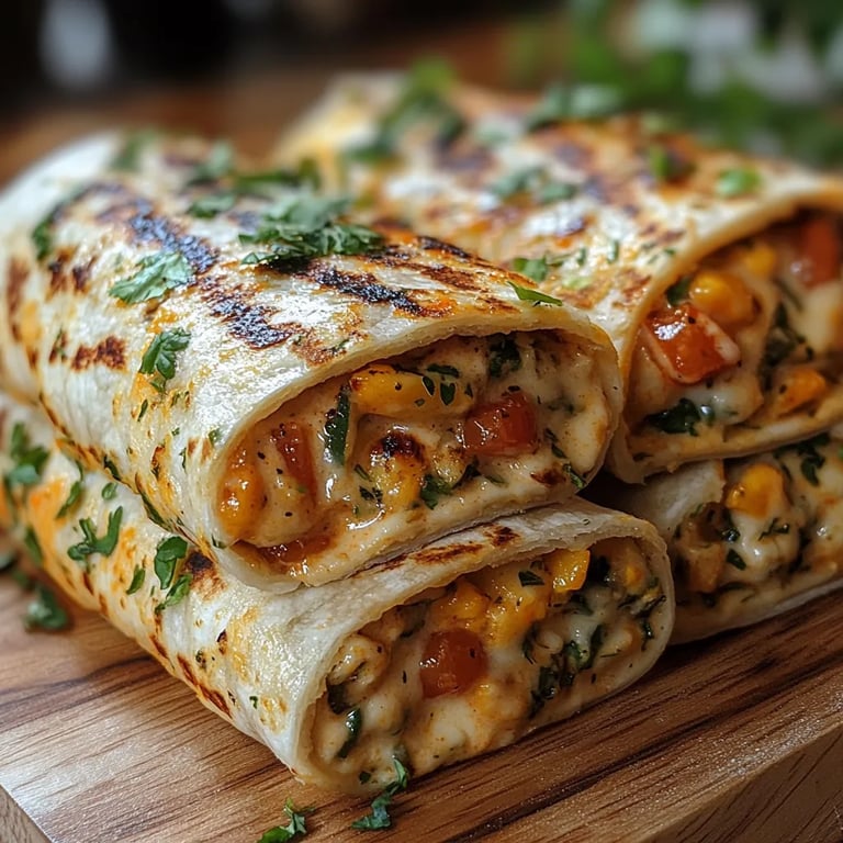 Knoblauch-Hähnchen-Wraps: Ein Unglaublich Ultimatives Rezept für 4 Personen