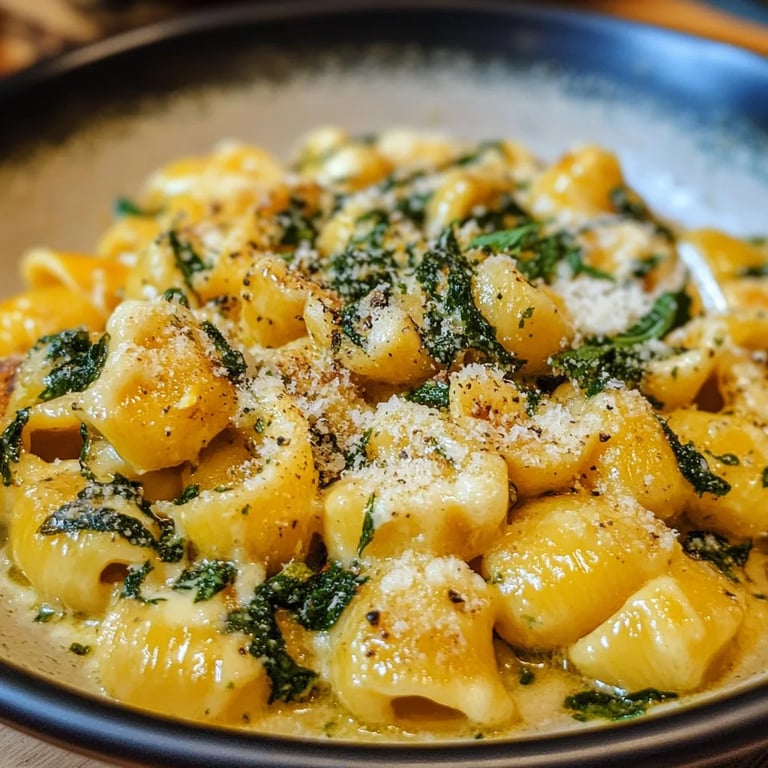 Cremiger Kürbis-Gnocchi-Auflauf