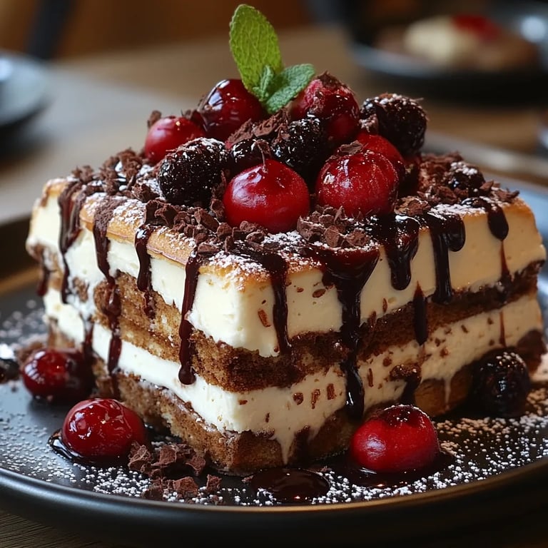 Schwarzwälder Tiramisu: Ein Unglaublich Ultimatives Rezept für 4 Schichten Dessert